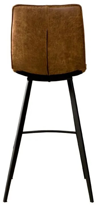 Tower Living Industriele Barkruk Met Voetensteun Cognac Pamplona