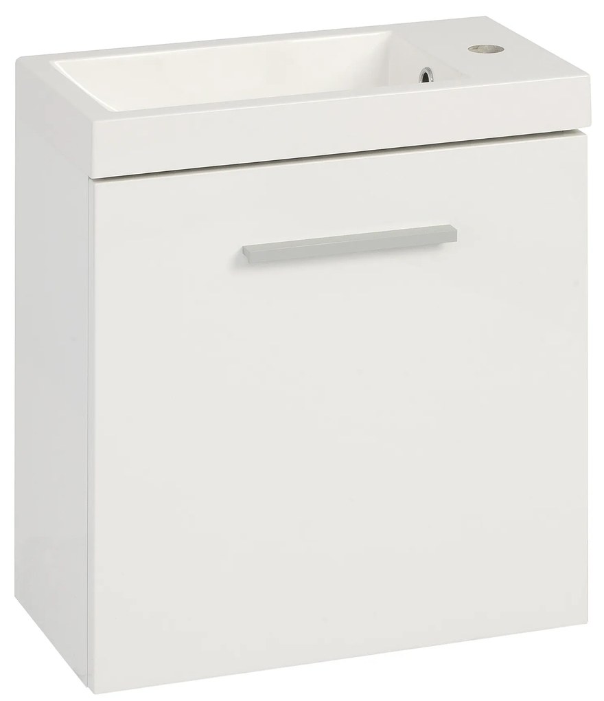 Mueller Eline toiletmeubel hoogglans wit 50x25x50cm