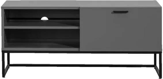 TV-meubel Kioto - grijs - 58x118x43 cm - Leen Bakker