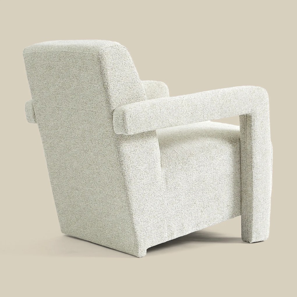 Japandi Fauteuil Beige Stof