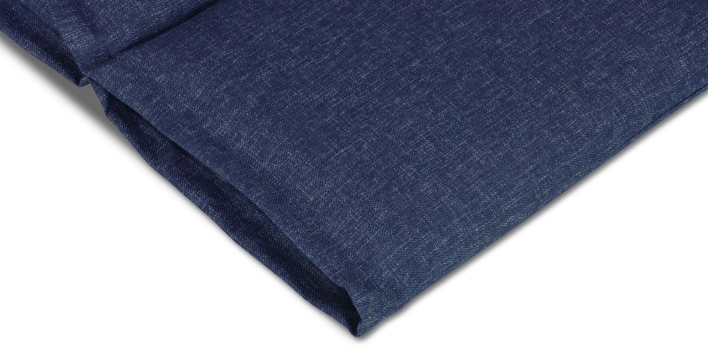Stoff Yua Standenkussen Polyester Blauw