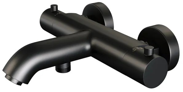 Brauer Black Edition Badkraan - gladde knop - mat zwart 5-S-229
