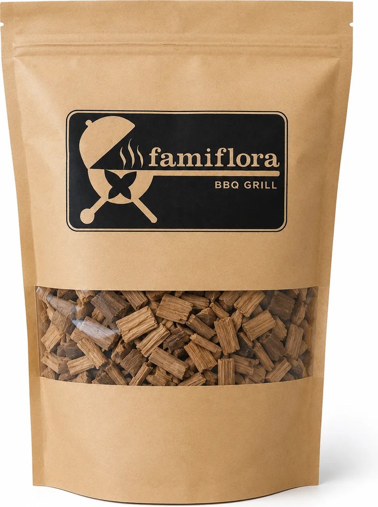 Famiflora BBQ Rooksnippers - Red wine / rode wijn - 1700 ml