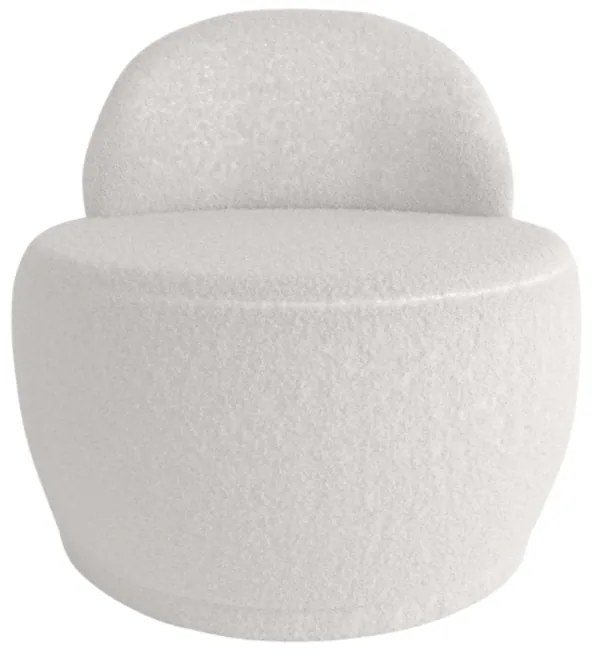 Boucle Dalya Design Fauteuil - Ecru