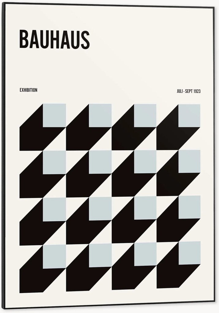 Ingelijste digitale print Bauhaus