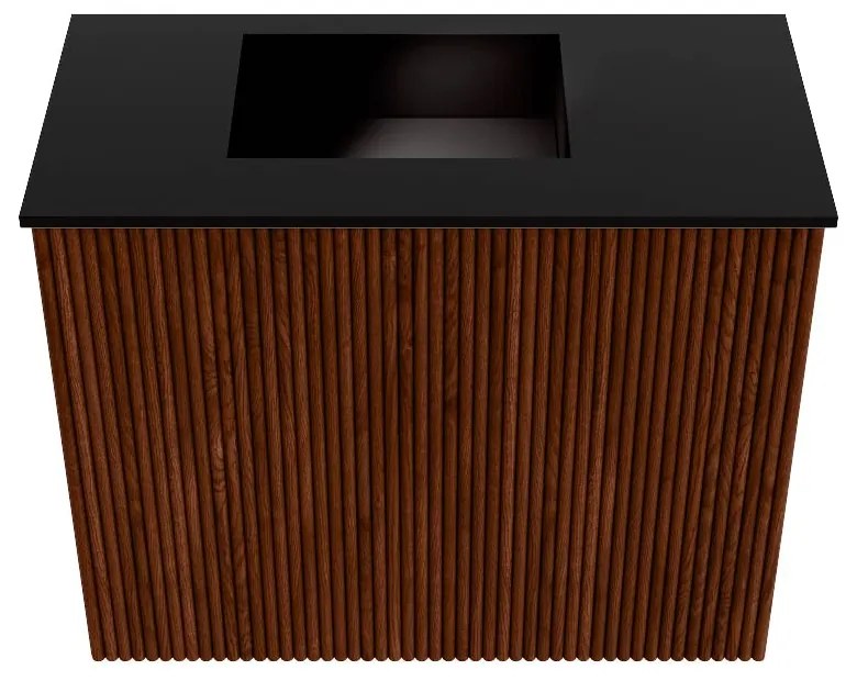 Mondiaz Joya 50cm toiletmeubel ruby met wastafel faye links zonder kraangat urban