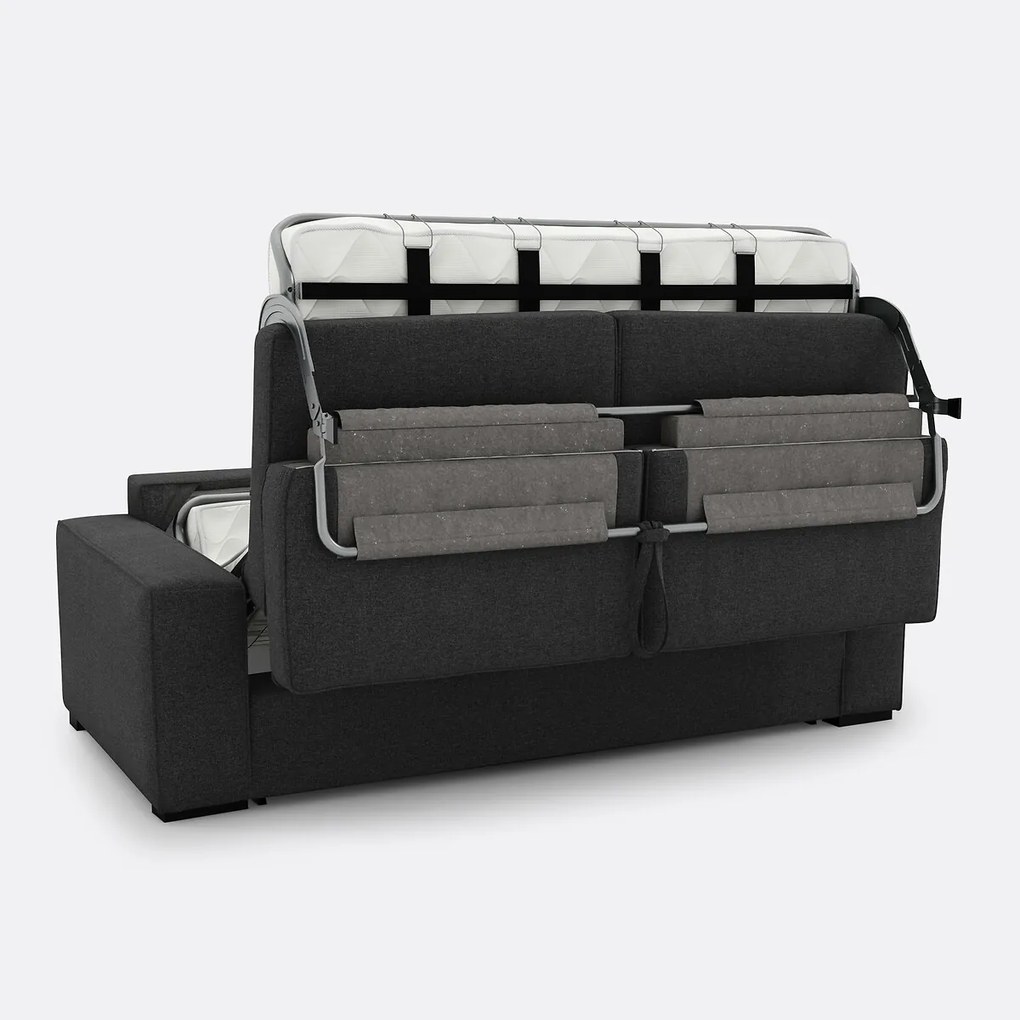 Slaapbank in polyester, premium HR-schuim, Cecilia