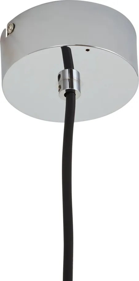 Art Deco hanglamp chrome met ribbel glas IP44 - Walcott