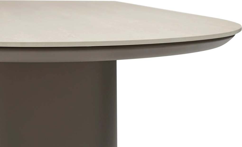 Dining Tuintafel Organische tuintafels 240 x 120 cm Zand/Beige Weave