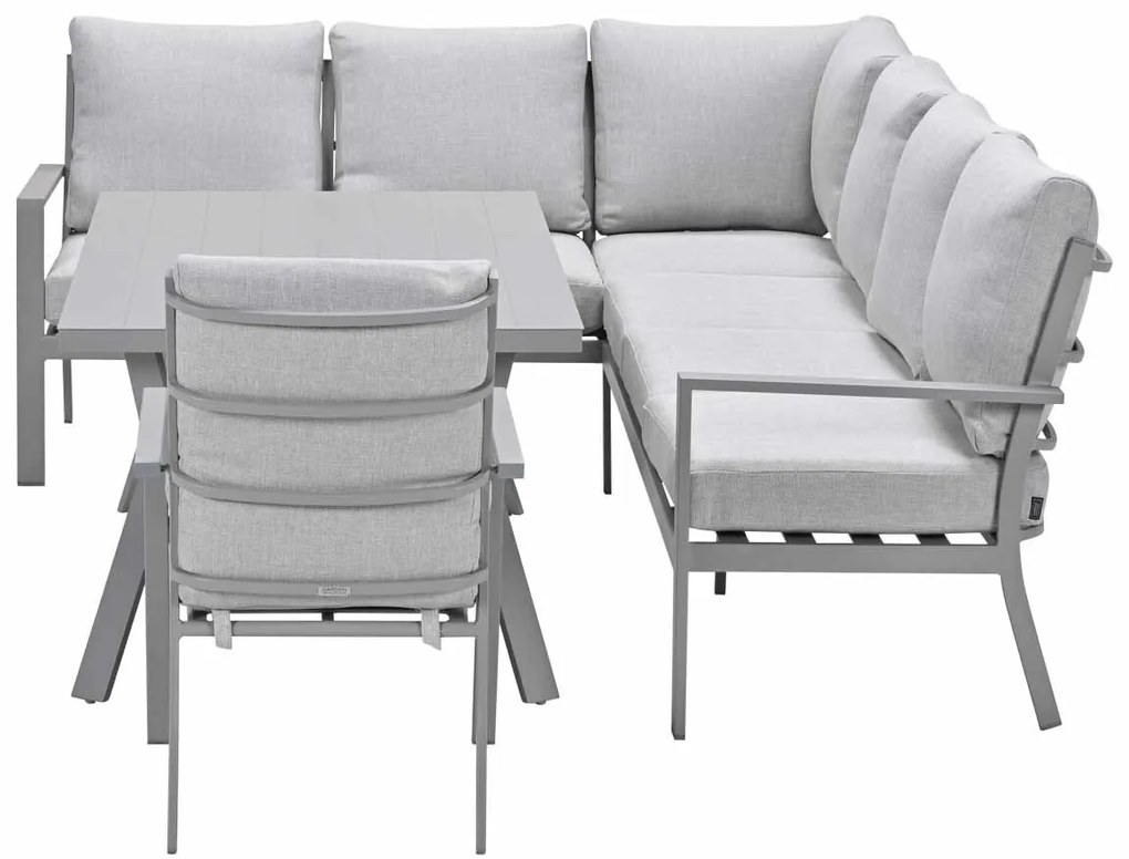 Garden Impressions Senja lounge dining set 4-delig links incl. stoel - valley sand