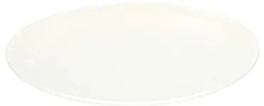 Gebaksbord, organisch, porselein, wit,Ø 16 cm