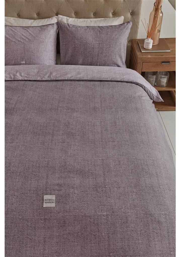 Riviera Maison Coughton Court Dekbedovertrek Mauve – Bij Swiss Sense