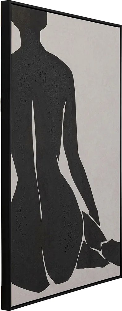 Kare Design Nude Lady Schilderij Vrouw Beige Zwart