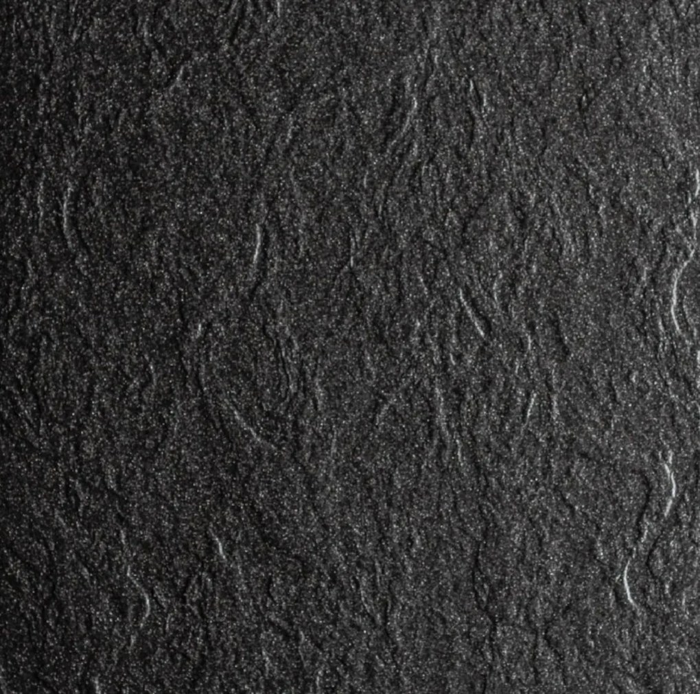 Kerra Prato douchebak vijfhoek 90x90x12cm zwart