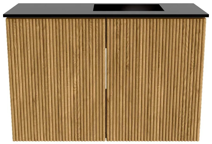 Mondiaz Joya 60cm toiletmeubel oak met wastafel faye rechts 1 kraangat urban