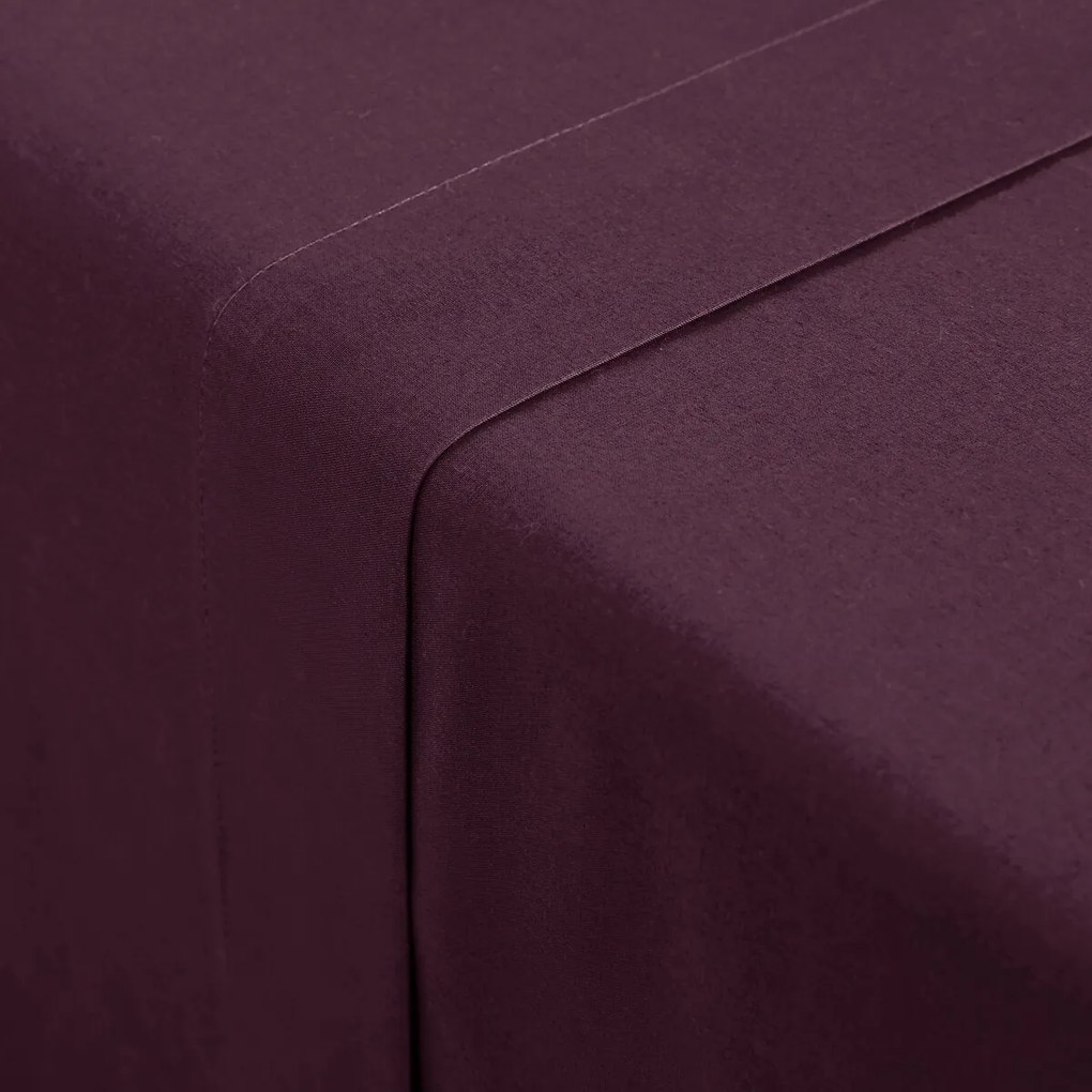 Effen plat laken in perkalkatoen Scenario