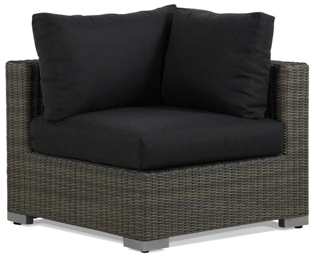 Chaise Loungeset 2 personen Wicker Taupe Garden Collections Toronto