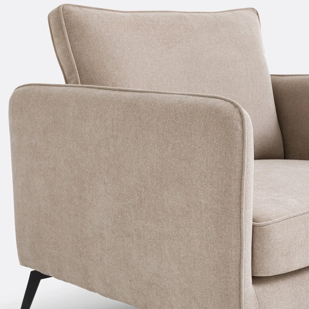 Fauteuil in getextureerd fluweel, Esila