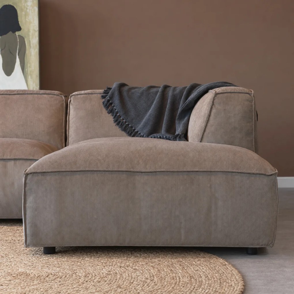 Hoekbank Rechts Beige