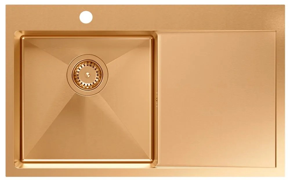 Stalen spoelbak RUSSEL 111 Copper
