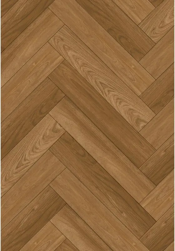 Mexen Overland Park visgraat vinyl panelen 635 x 127 mm SPC 6,5 mm onderlaag 1,5 mm, 4 V-Groef, Jatoba