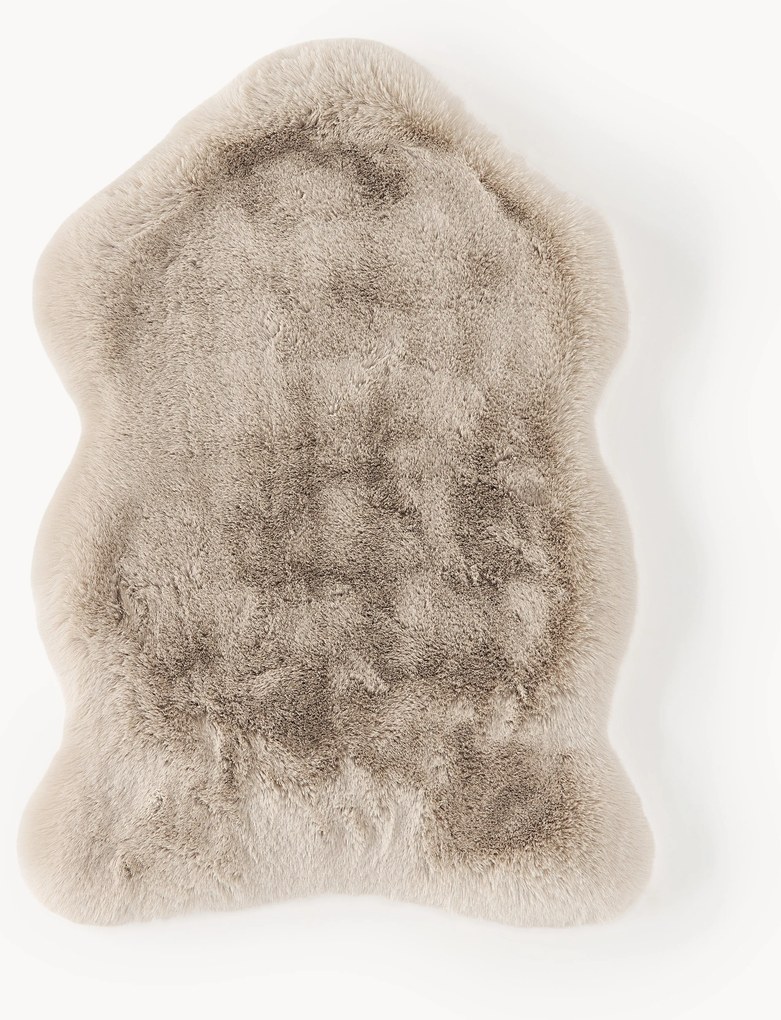 Handgeweven vachtvloerkleed Salla