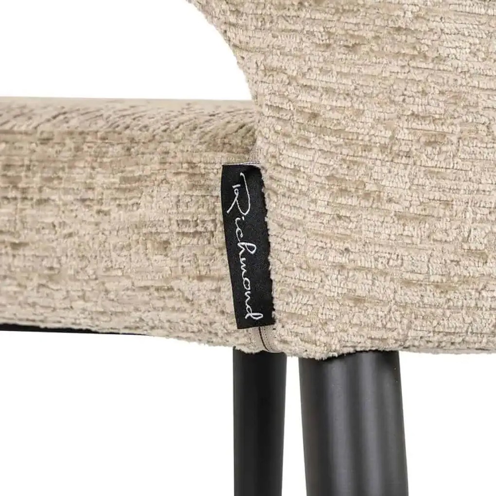 Richmond Interiors Taylor Counterstoel Zachte Fusion Stof Zand