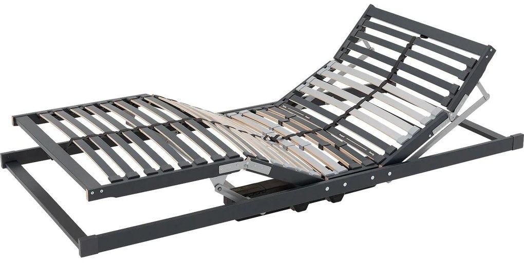 Goossens Basic Lattenbodem Base, Lattenbodem inzet 28 lats 80 x 200 cm electrisch verstelbaar