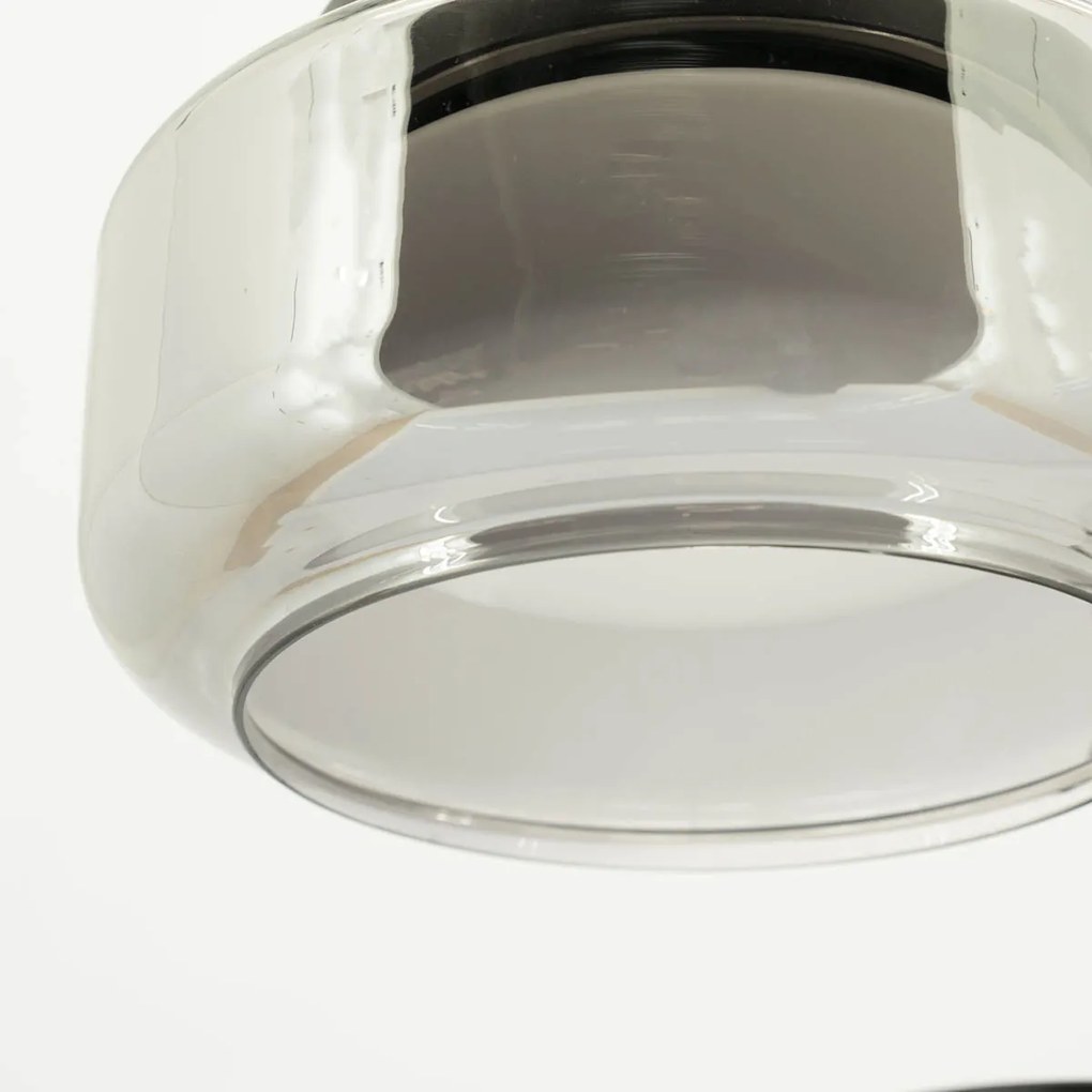 By-Boo Pivot Enkele Hanglamp Rookglas