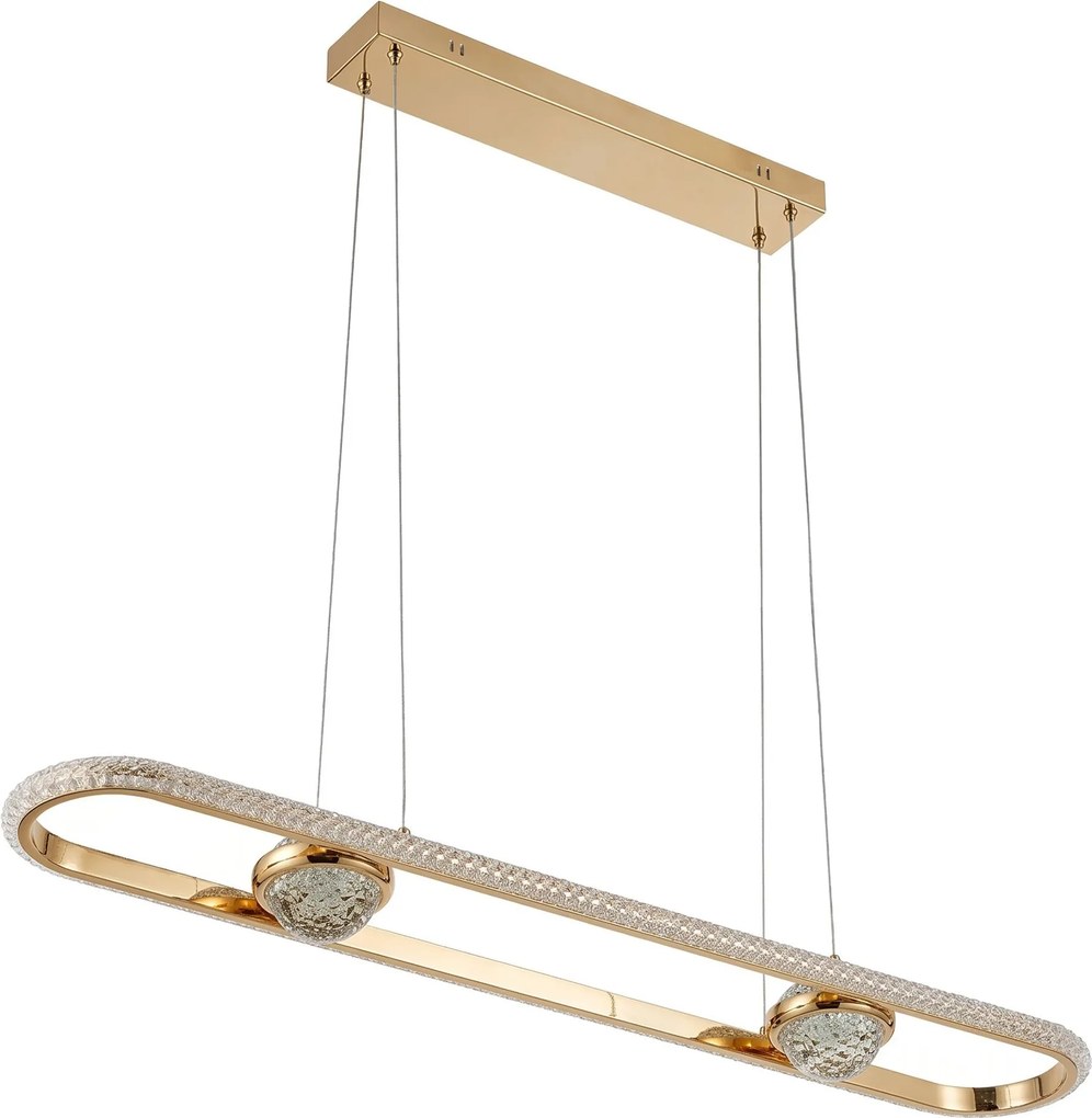 HANGENDE PLAFONDLAMP LED G159-CP GOLD