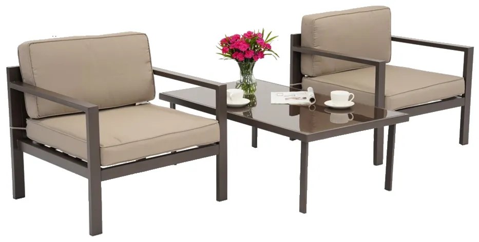 Porto Terrasmeubelset brons Garden Point
