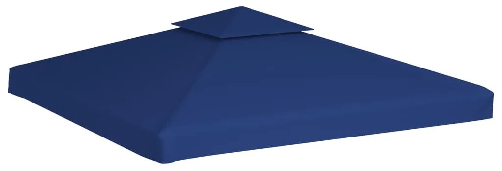 vidaXL Vervangend tentdoek prieel 310 g/m² 3x3 m donkerblauw