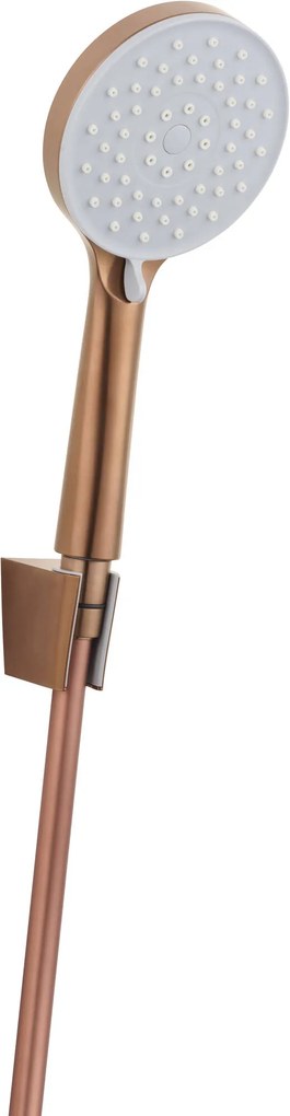 Saqu Eurotrend badset met 3 straalsoorten geborsteld koper