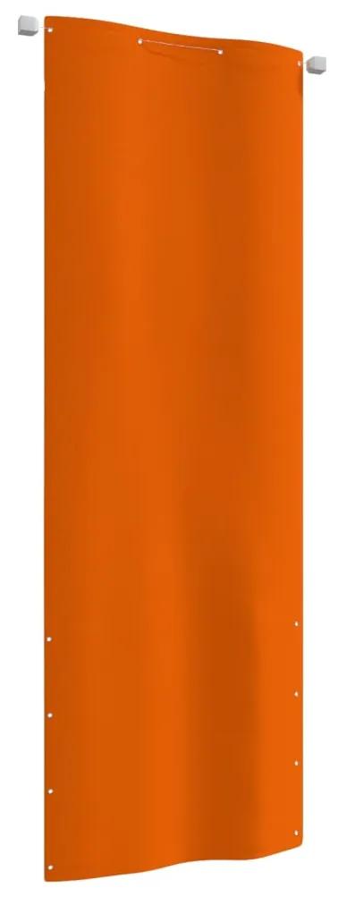 vidaXL Balkonscherm 80x240 cm oxford stof oranje