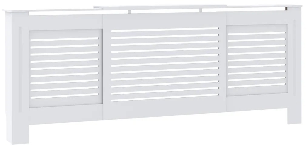 vidaXL Radiatorombouw 205 cm MDF wit