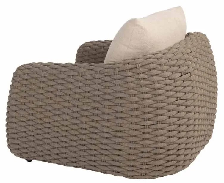 4 Seasons Outdoor Maxime loungestoel terre SALE Loungestoel bruin weerbestendig