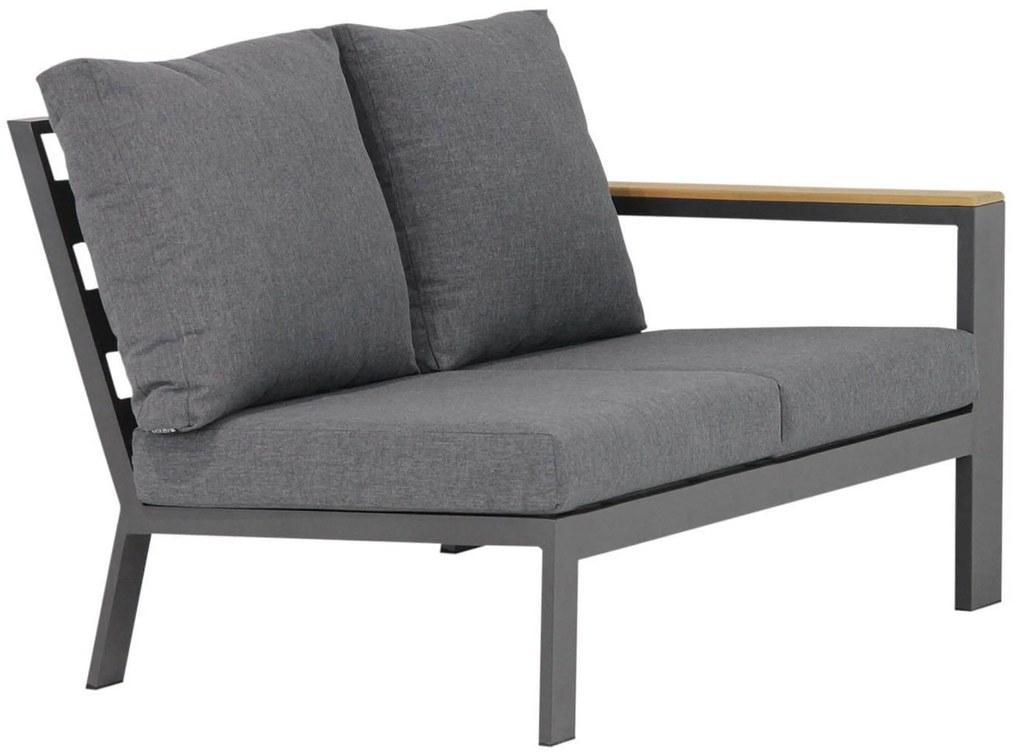 Hoek loungeset 6 personen Aluminium Grijs Lifestyle Garden Furniture Marietta