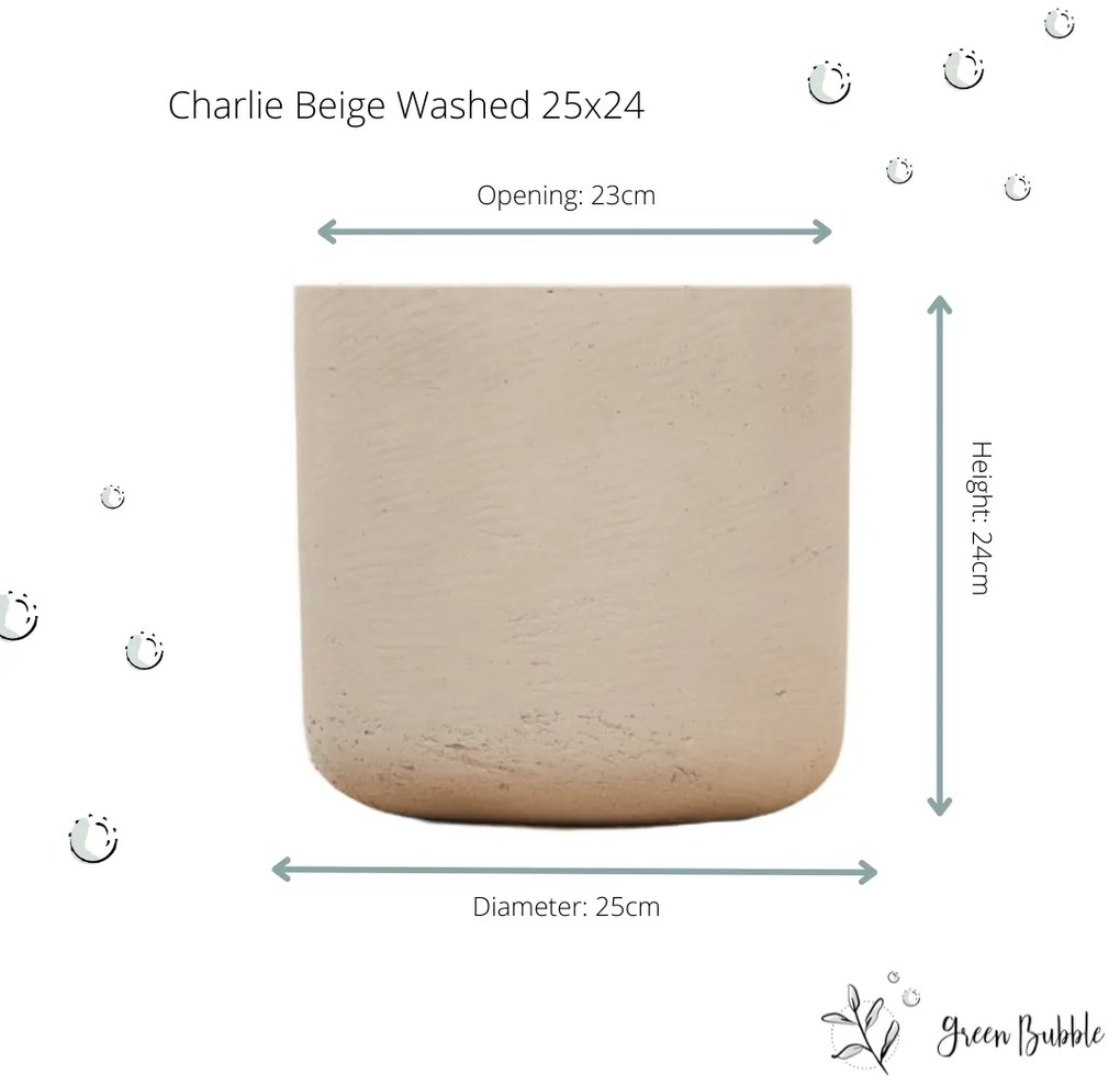 Pot Charlie Beige Washed