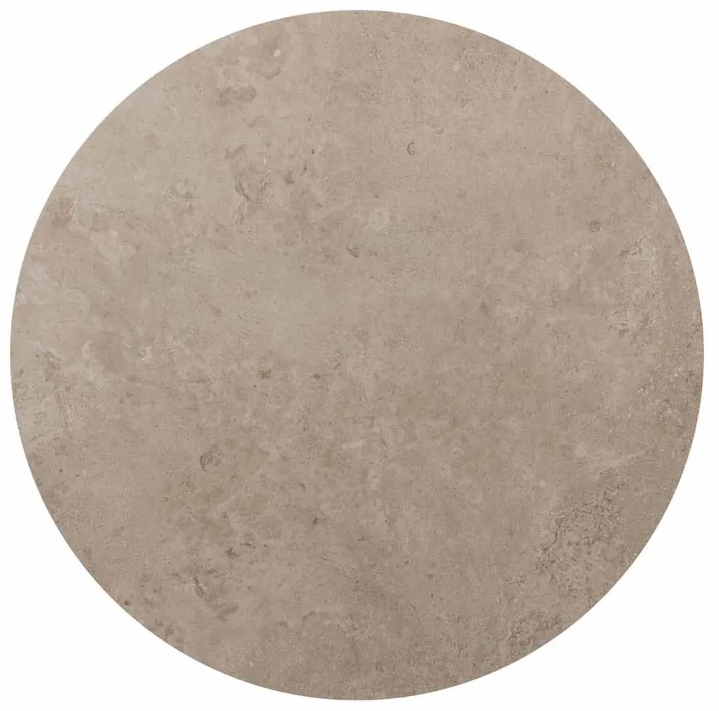 4 Seasons Outdoor Arizona tafel met rond keramisch blad zandkleur Ø 160 cm SALE Tuintafel bruin weerbestendig