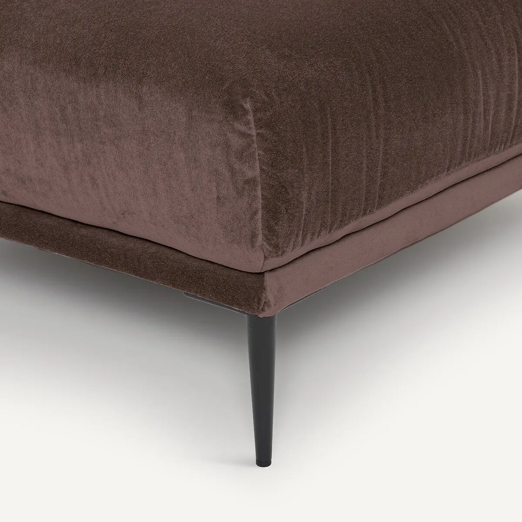 Voetensteun XL, in linnen fluweel, OSCAR