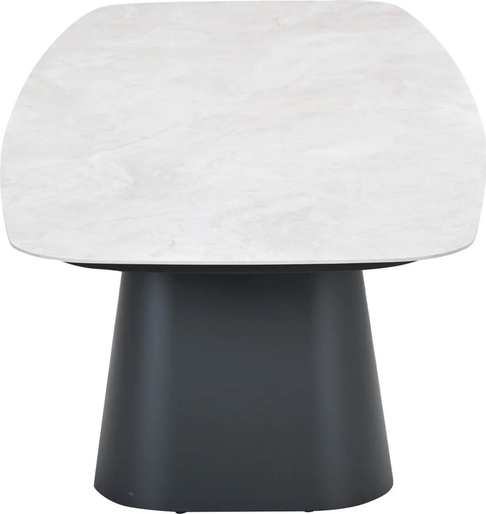 Garden Impressions Noah tuintafel 320x120 cm - donker grijs - verona sand