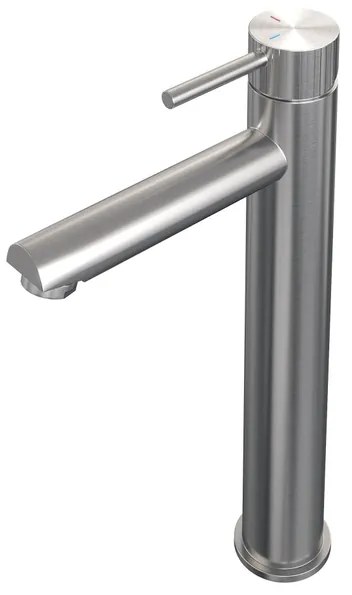BRAUER Stripe Verhoogde Opbouw Wastafelmengkraan - model A - RVS-kleurig geborsteld PVD 5-NG-002-HD7