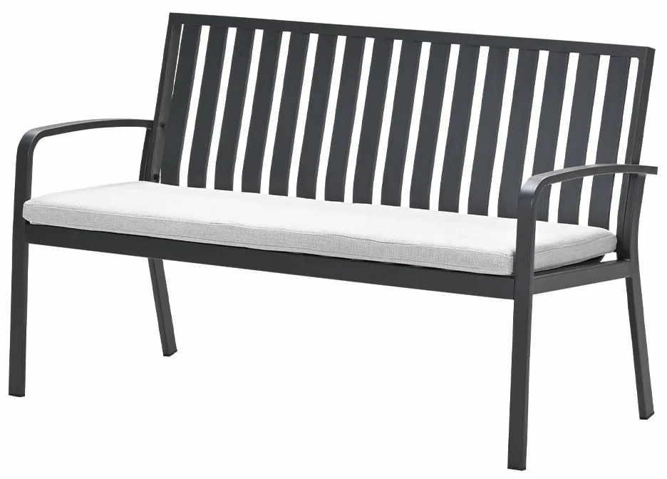 Garden Impressions Neapolis tuinbank 150 cm - donker grijs