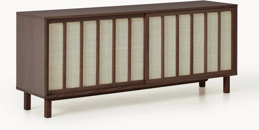 Dressoir Echo met rotan voorzijde