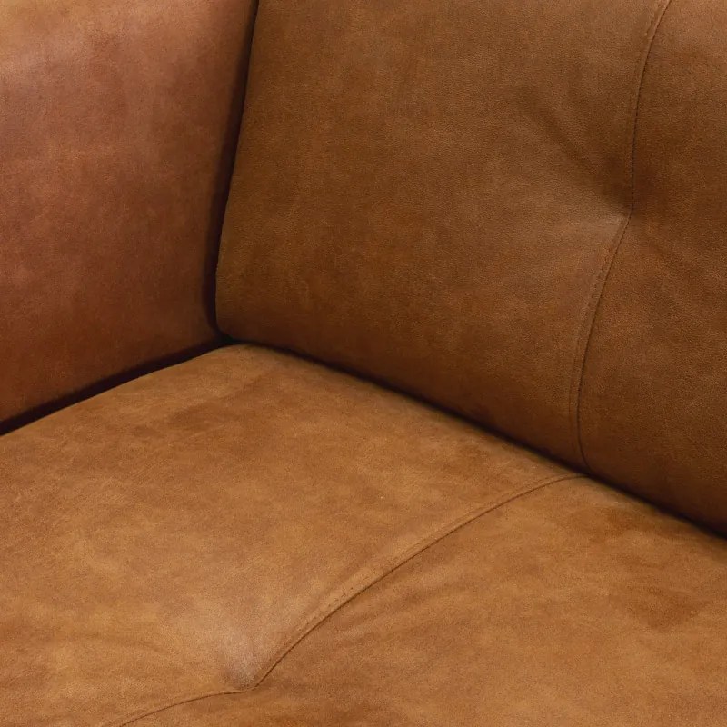 2 zitsbank - Almada - leer Bull cognac 28