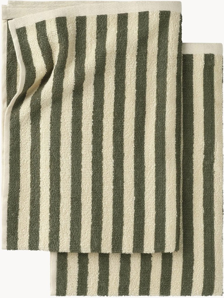 Katoenen badstof handdoekenset Saga, 2-delig