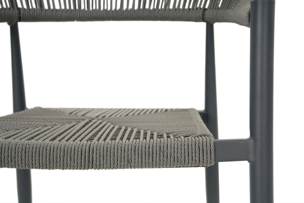 Tuinset 6 personen 220 cm Rope Grijs De Laan Projects