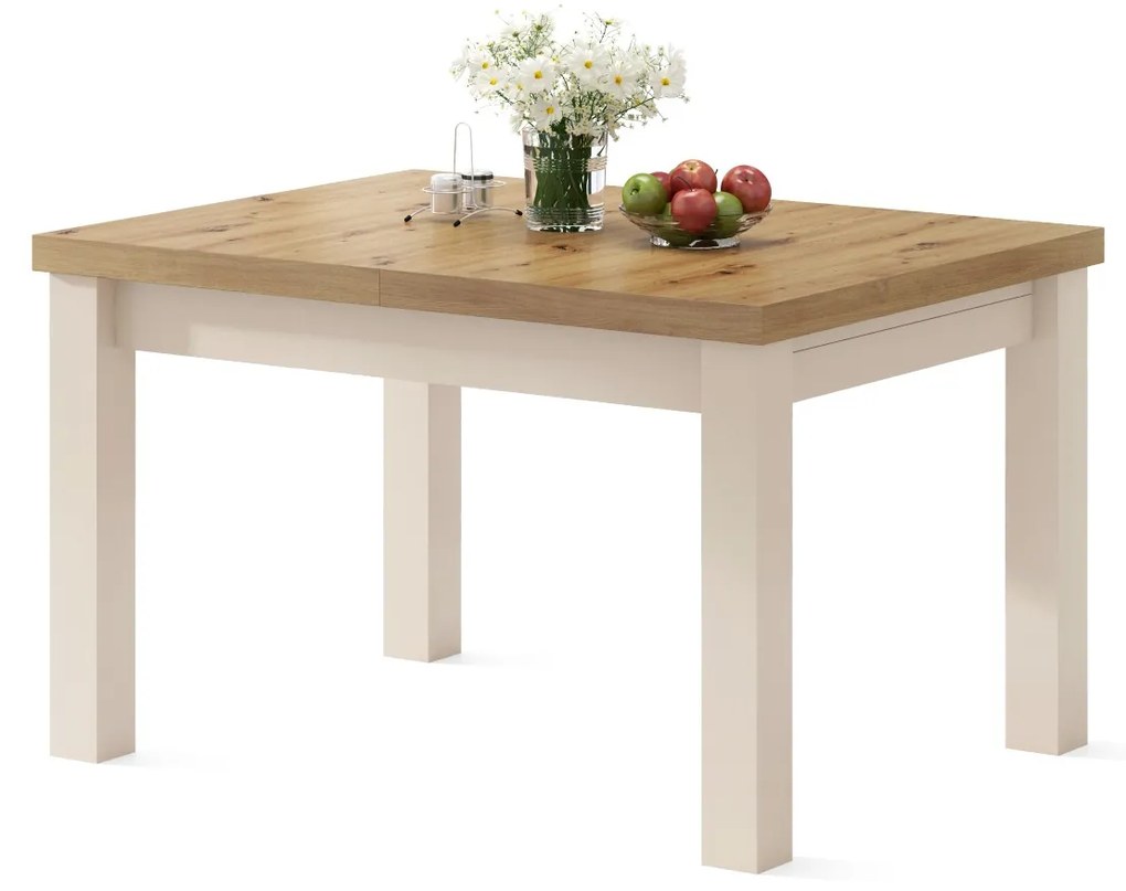 ROYAL GOUDEN eiken artisan / beige, EETTAFEL, UITSCHUIFBAAR