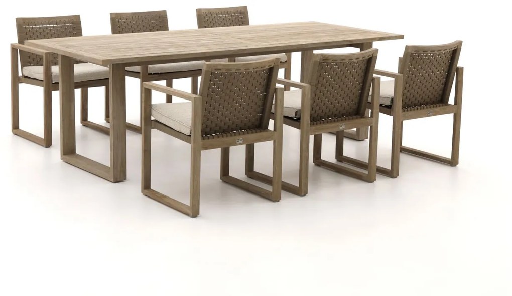 Apple Bee Antigua 240cm dining tuinset 7-delig