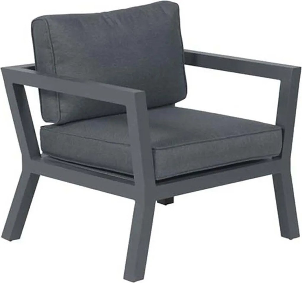 Garden Impressions San Luis loungeset 5-delig - donker grijs